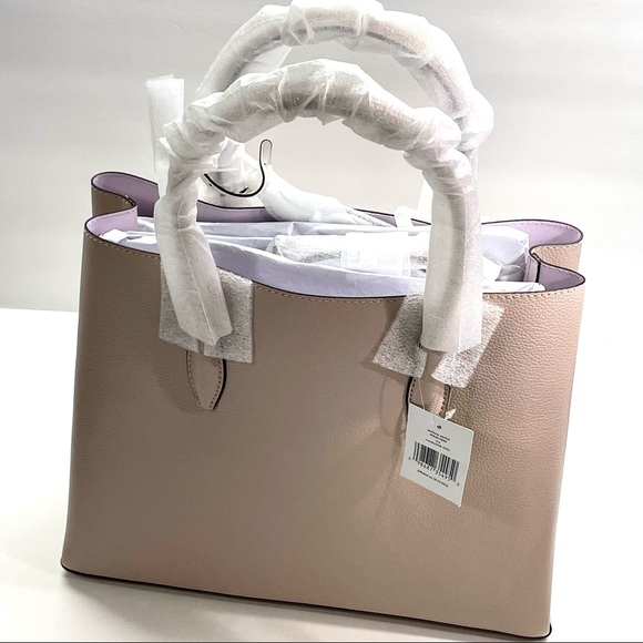 Kate Spade New York Medium Satchel Bag Open Top WKRU5696 EVA WRMBE/BLSH(535) NWT - Picture 15 of 16